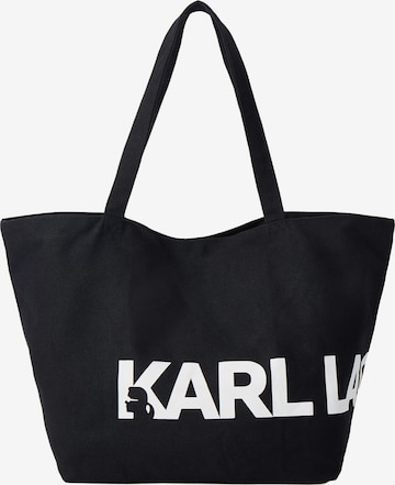 Karl Lagerfeld Ostoskassi 'Essential' värissä musta: etupuoli