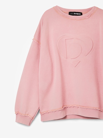 Sweat-shirt Desigual en rose