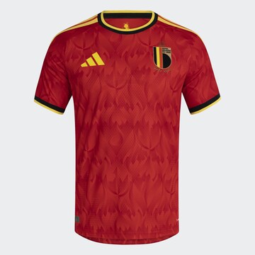 T-Shirt fonctionnel 'Authentisches Belgien 26' ADIDAS PERFORMANCE en rouge