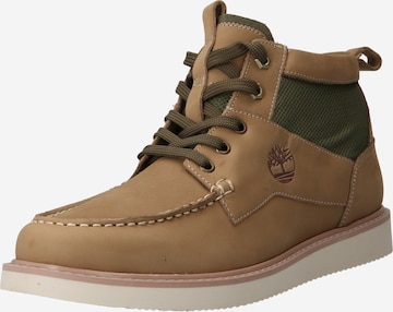 TIMBERLAND Lace-Up Shoes 'Newmarket II' in Beige: front