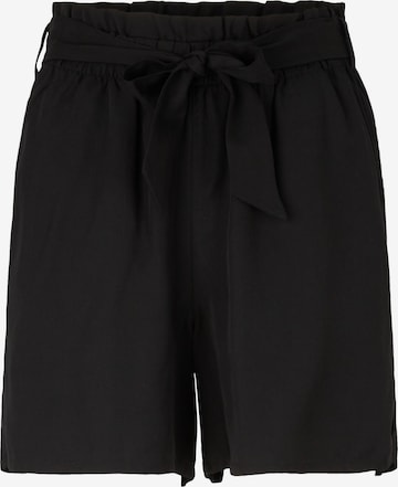 TOM TAILOR DENIM Shorts in Schwarz: predná strana