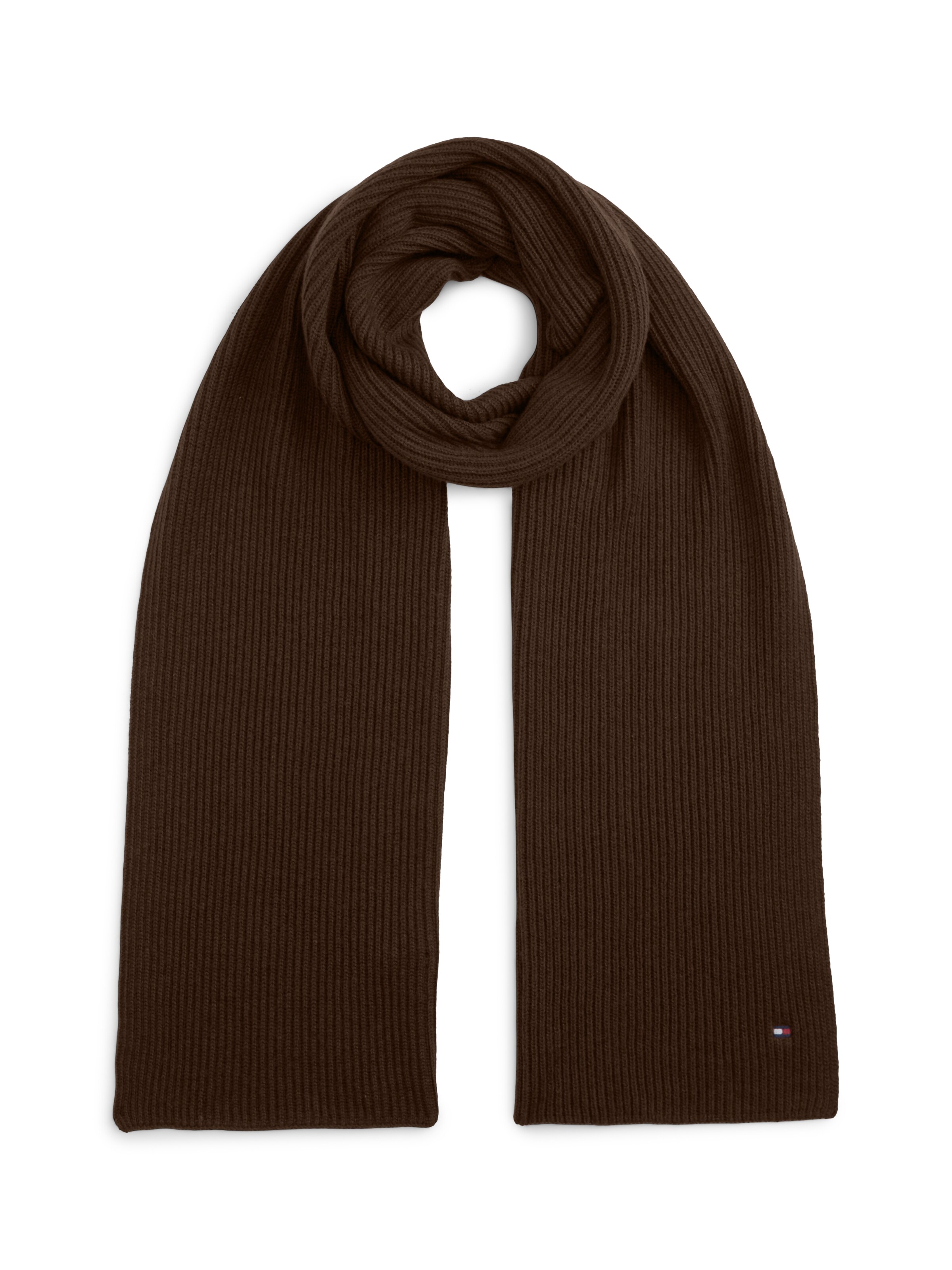 TOMMY HILFIGER Sjaal in Bruin: voorkant