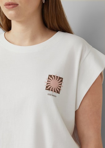 QS T-Shirt in Weiß