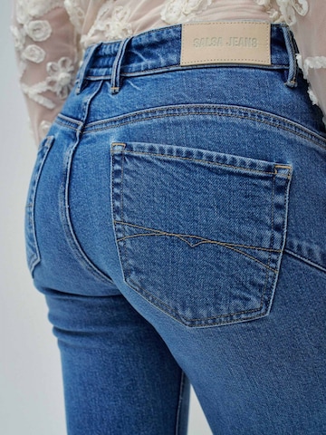 Salsa Jeans Slimfit Jeans 'Faith' in Blauw