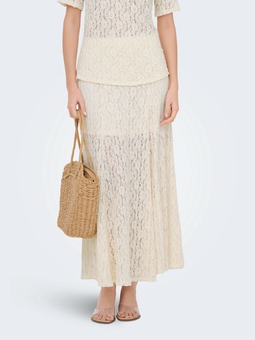 JDY Skirt 'JDYGALLAS' in Beige: front