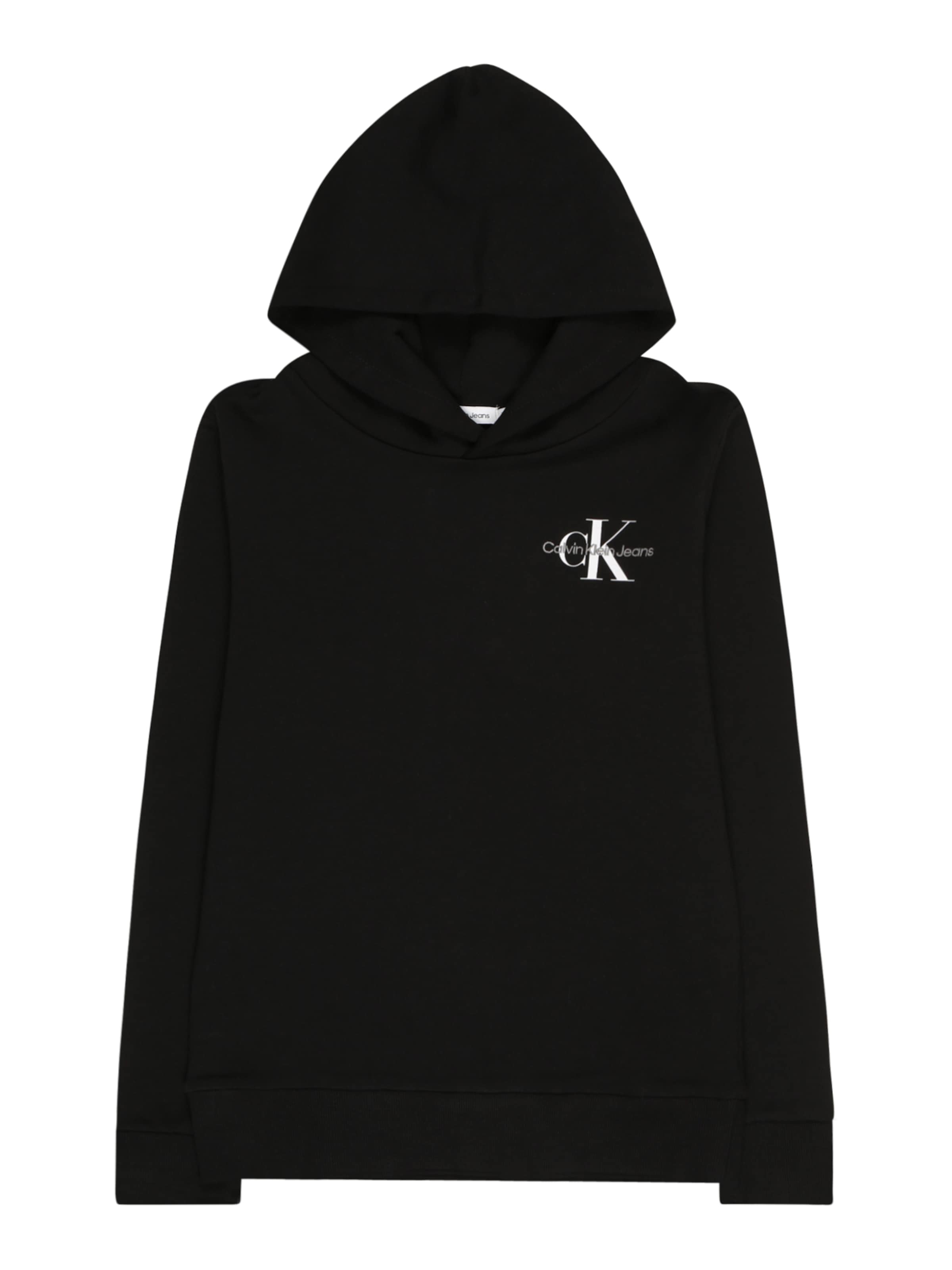 Calvin Klein Jeans Sweatshirt in Schwarz: Vorderseite