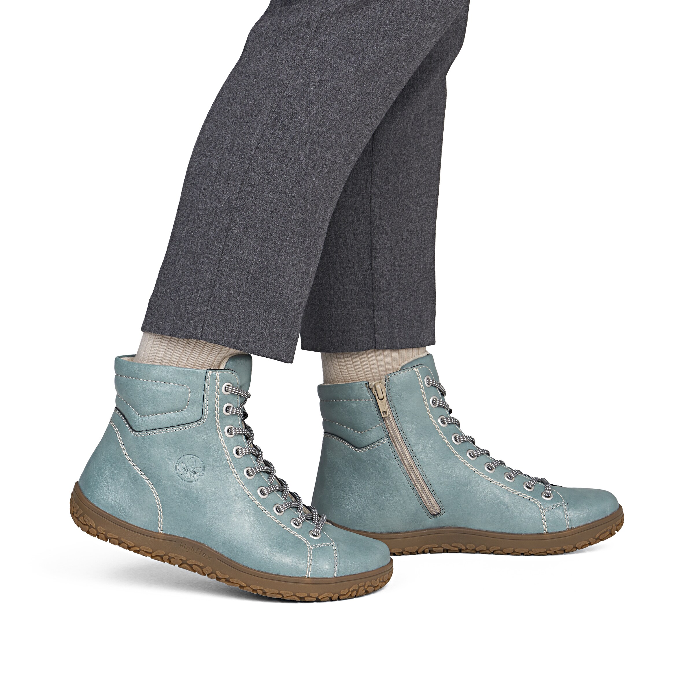 Bottes à lacets ' 52304 ' Rieker en vert