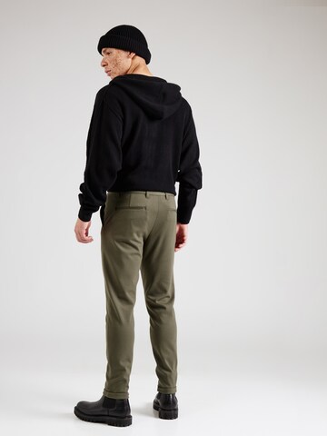 Lindbergh Slim fit Chino trousers 'Superflex' in Green