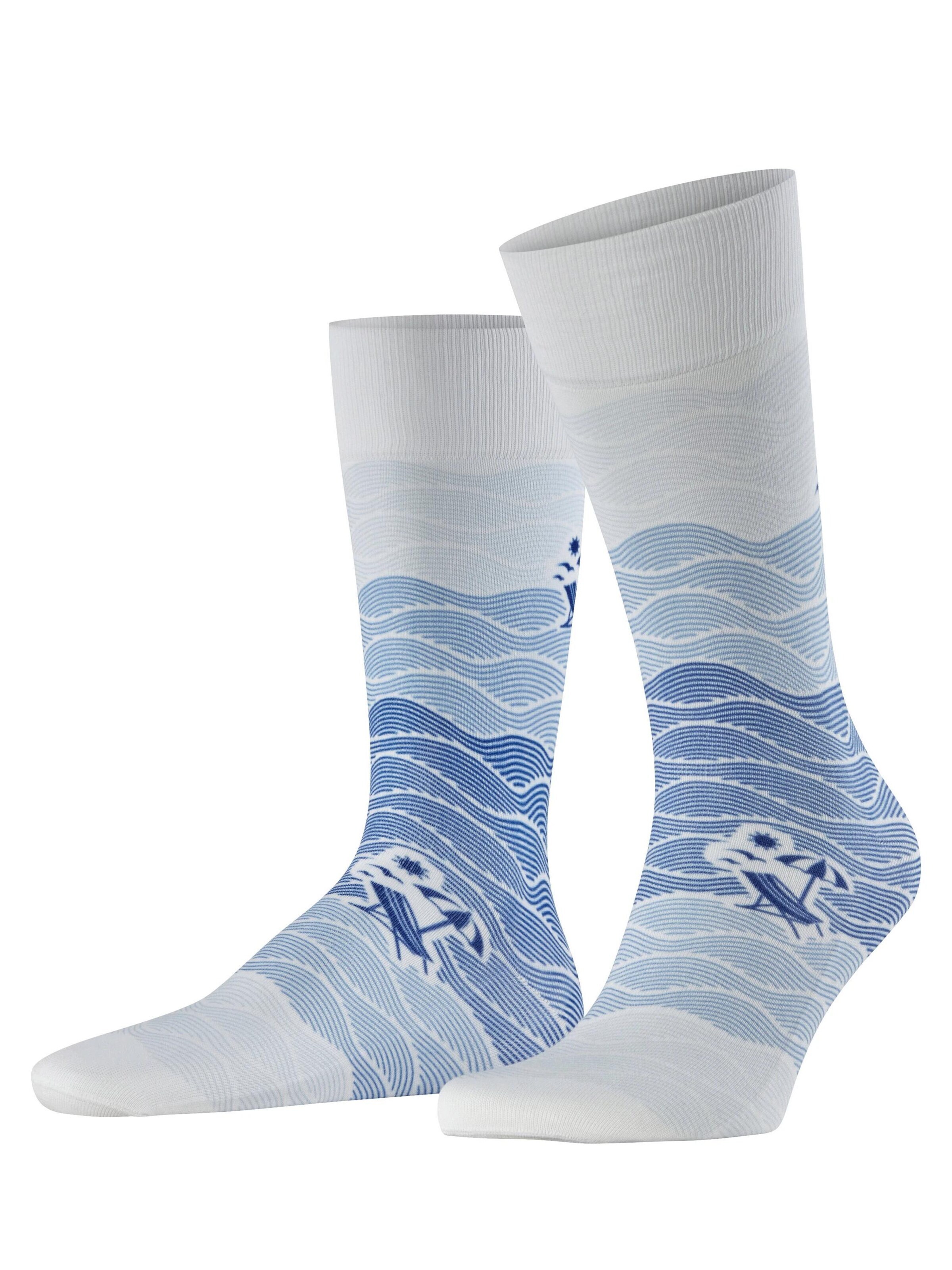 FALKE Socken 'Plage'‌‌‌‌‌‌‌‌ in Blau: Vorderseite