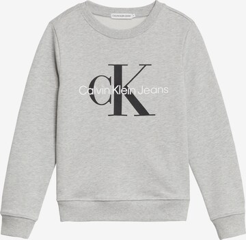 Calvin Klein Jeans Sweatshirt in Grau: predná strana