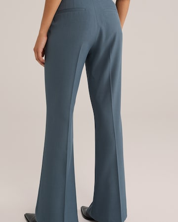 WE Fashion - Flared Calças em azul