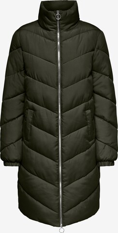 JDY Winter Coat 'NEW FINNO' in Green: front