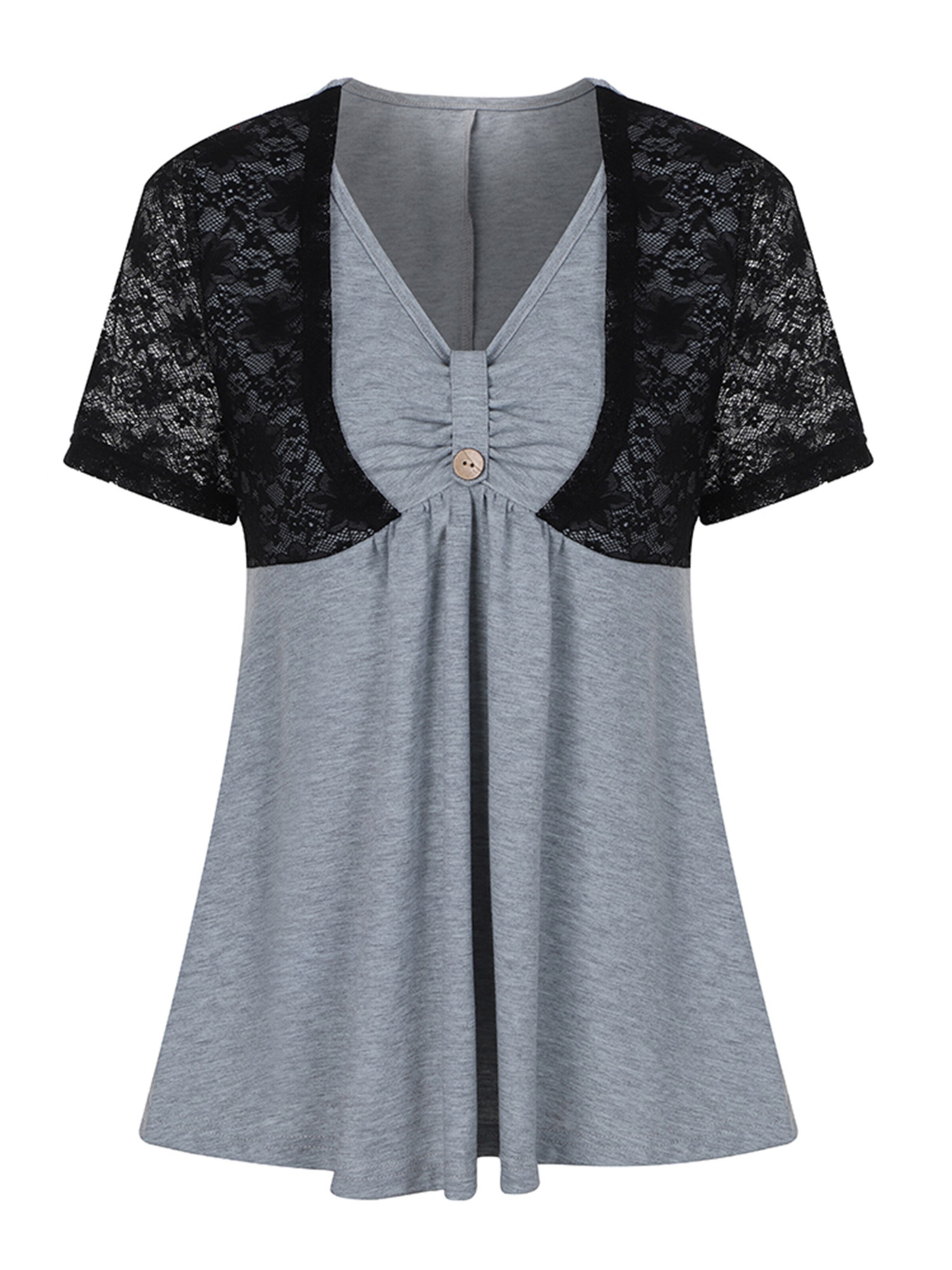 LapaPlus Top in Grijs