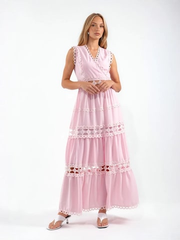 MSN Collection Dress in Pink: front
