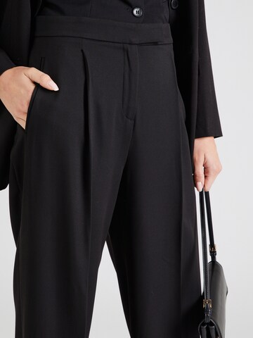 Calvin Klein Wide Leg Hose in Schwarz
