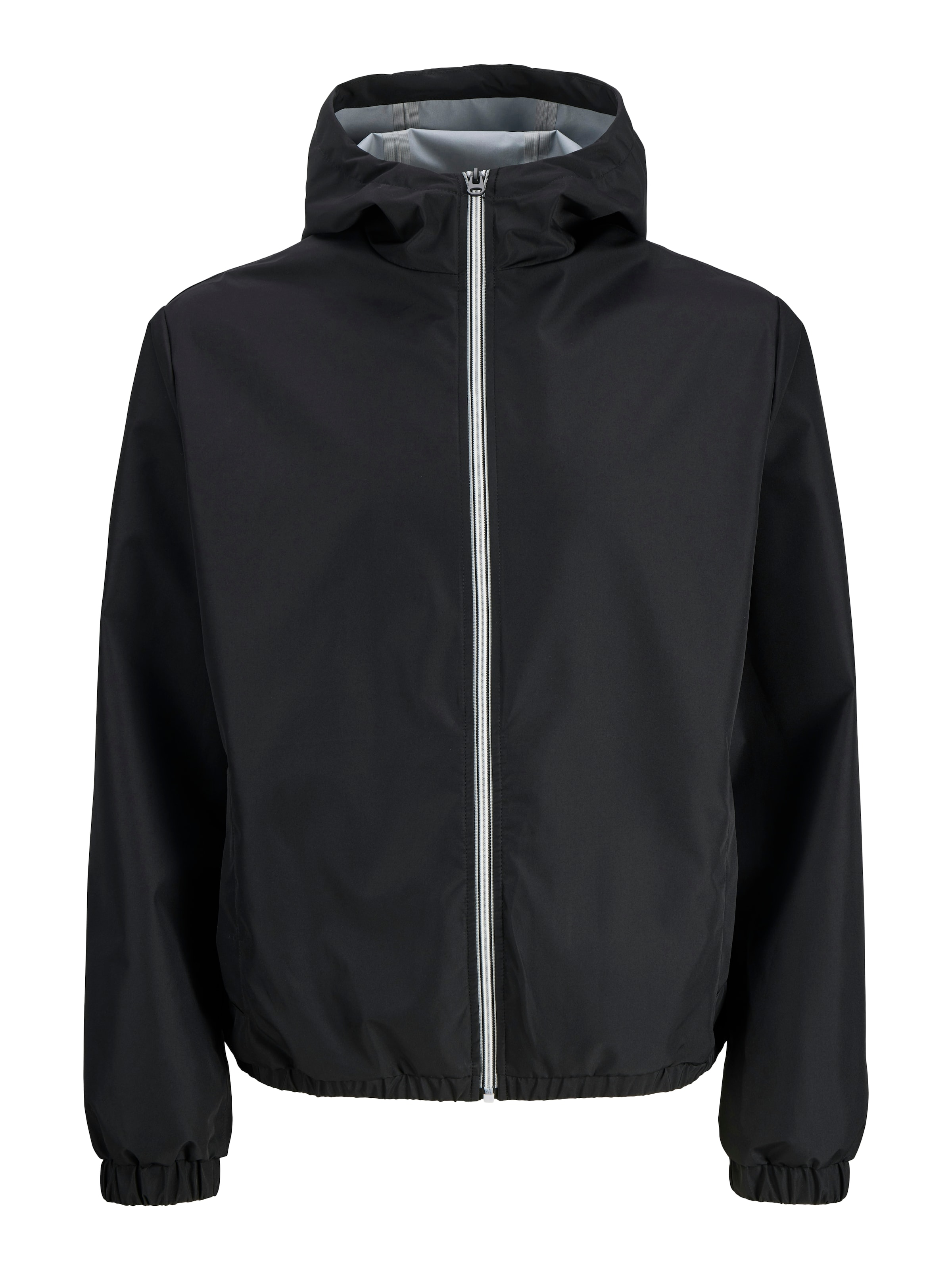 Jack &amp; Jones Plus - Chaqueta de entretiempo &#x27;JJJake&#x27; en negro: frente