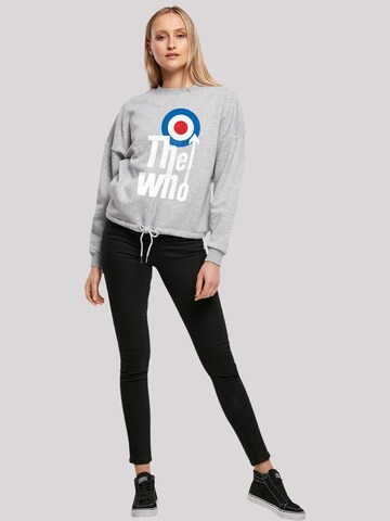 F4NT4STIC Sweatshirt 'The Who Rock Band' in Grijs