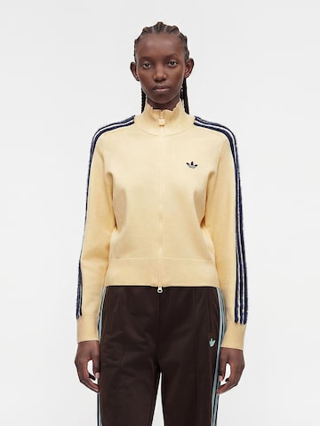 ADIDAS ORIGINALS Strickjacke 'Firebird' in Beige: Vorderseite
