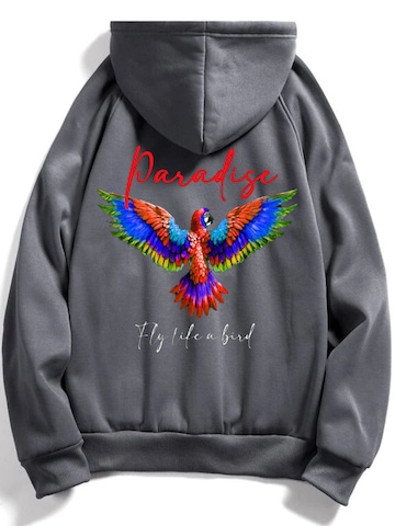 RMK Sweatshirt 'Paradise'‌‌‌‌‌‌‌ in Grau: Vorderseite
