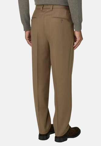 Boggi Milano Slim fit Chino trousers in Beige: back