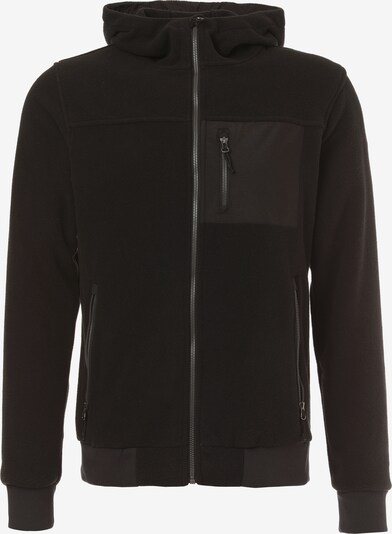 Lakeville Mountain Fleecejacke 'Waldorn' in schwarz, Produktansicht