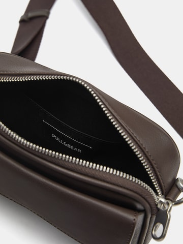 Pull&Bear Torba za čez ramo | rjava barva