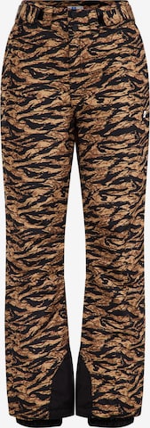 WE Fashion Regular Functionele broek 'Jongens' in Bruin: voorkant