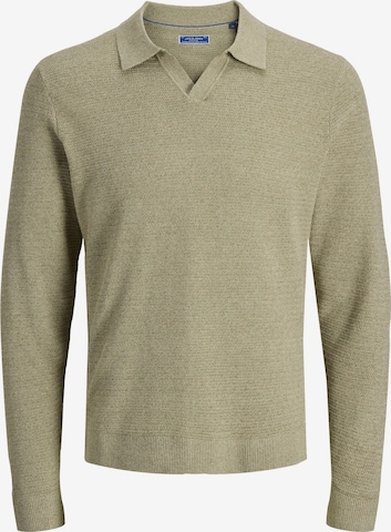 Pull-over 'JPRBLURiley' JACK & JONES en beige : devant