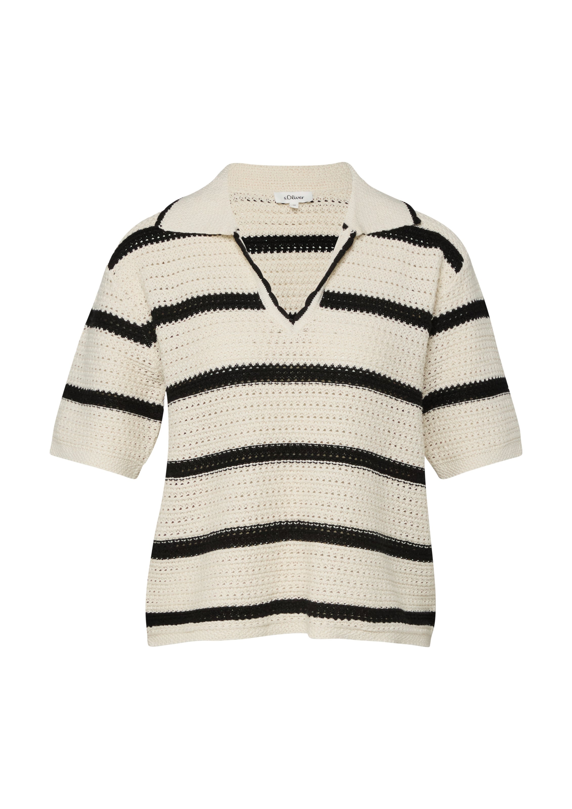 s.Oliver Sweater in Beige: front
