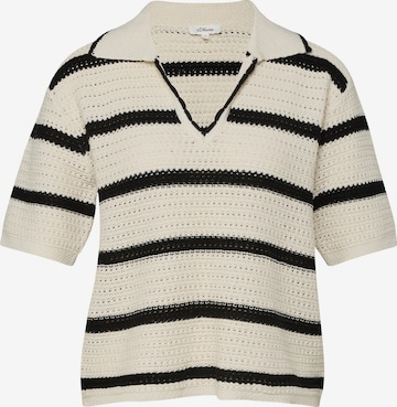 s.Oliver Sweater in Beige: front