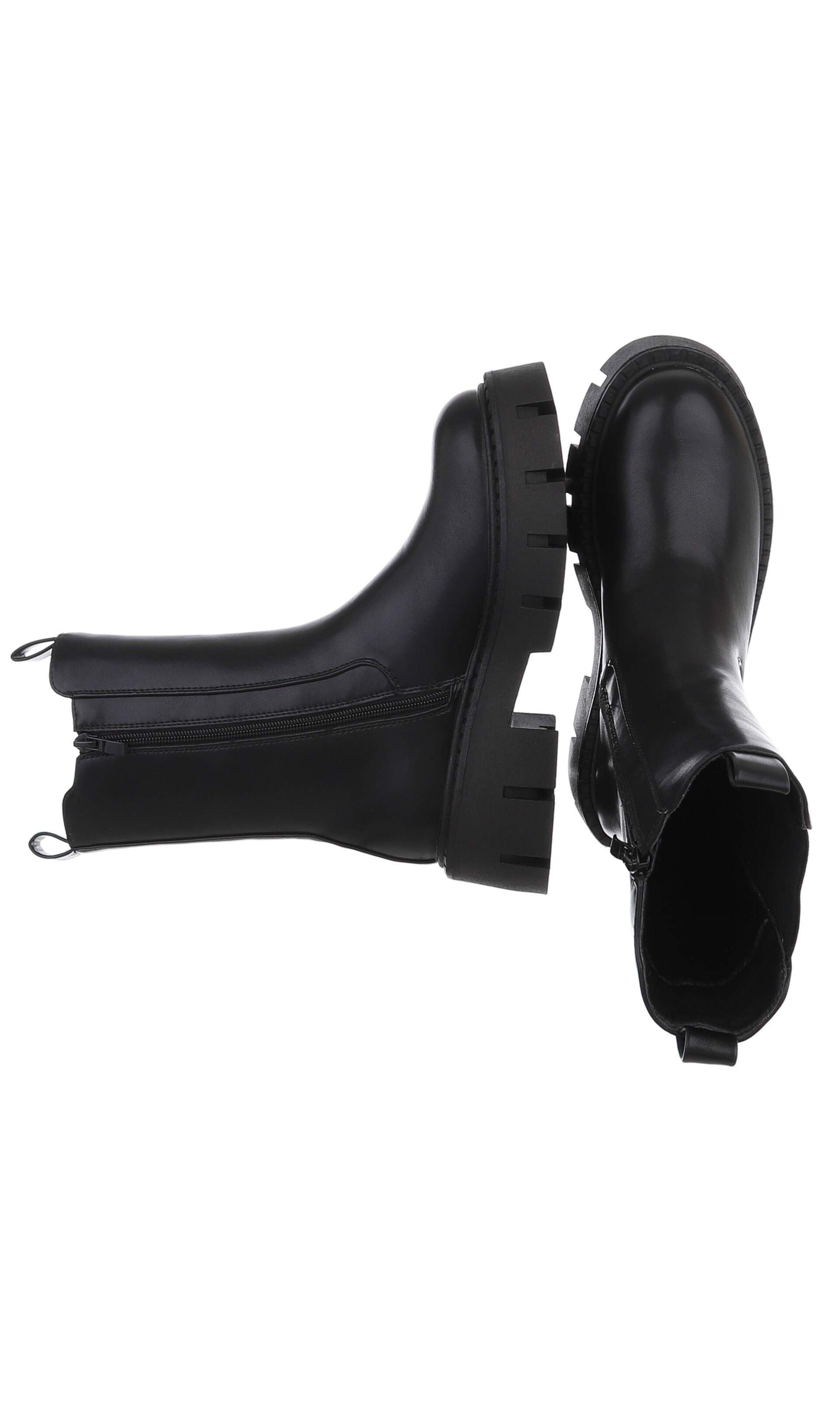 Ital-Design Stiefelette in Schwarz