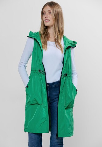 CECIL Vest in Green: front