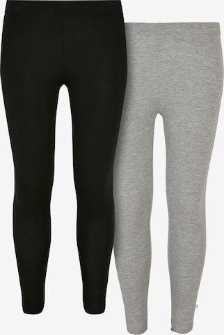 Urban Classics Skinny Leggings in Grey: front