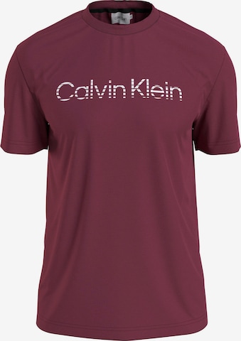 Calvin Klein Shirt 'DEGRADE' in Rood: voorkant