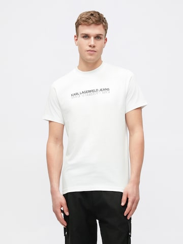 KARL LAGERFELD JEANS Póló - fehér: elől