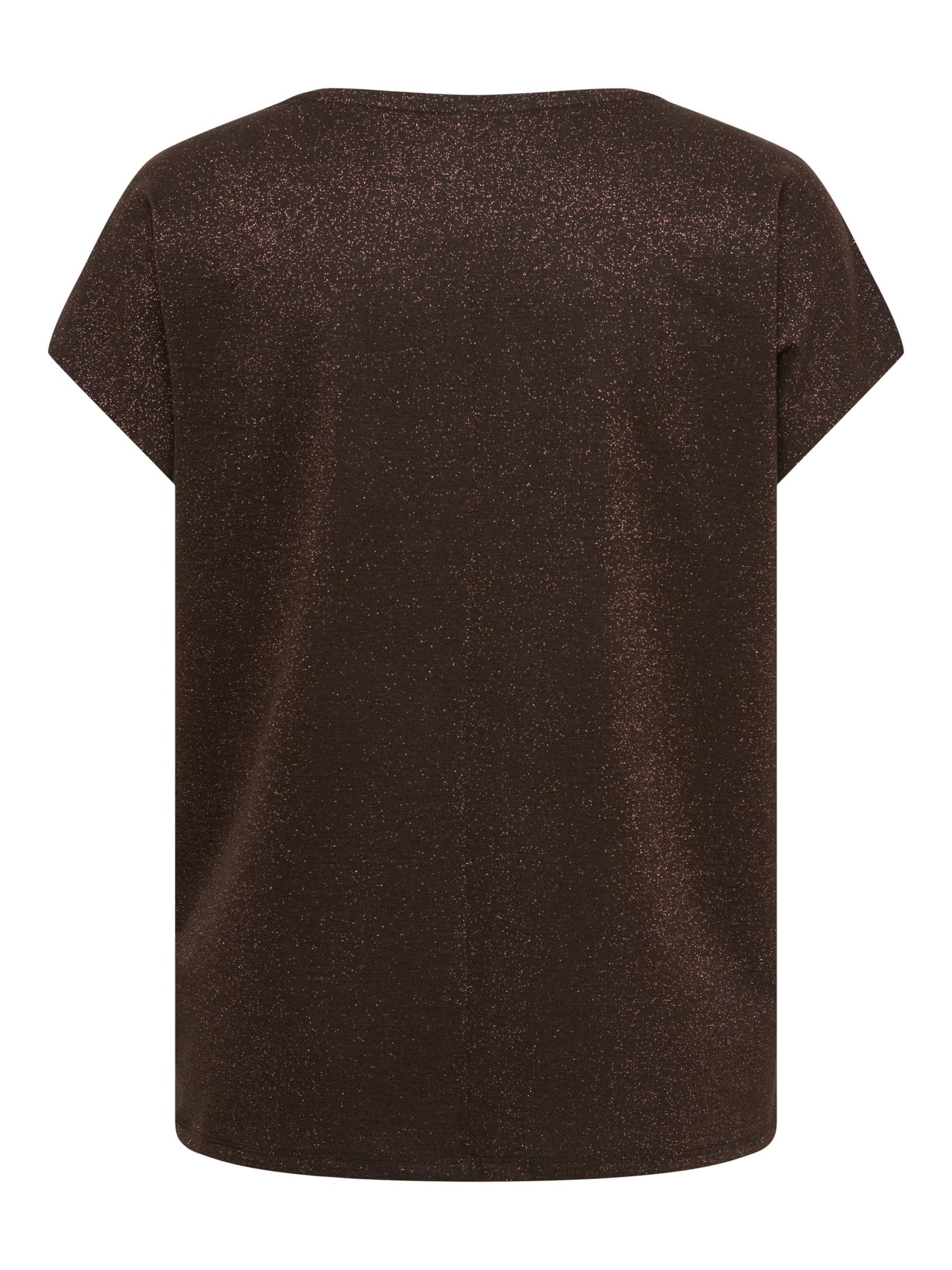 ONLY Carmakoma Shirt 'CARMOSTER' in Brown