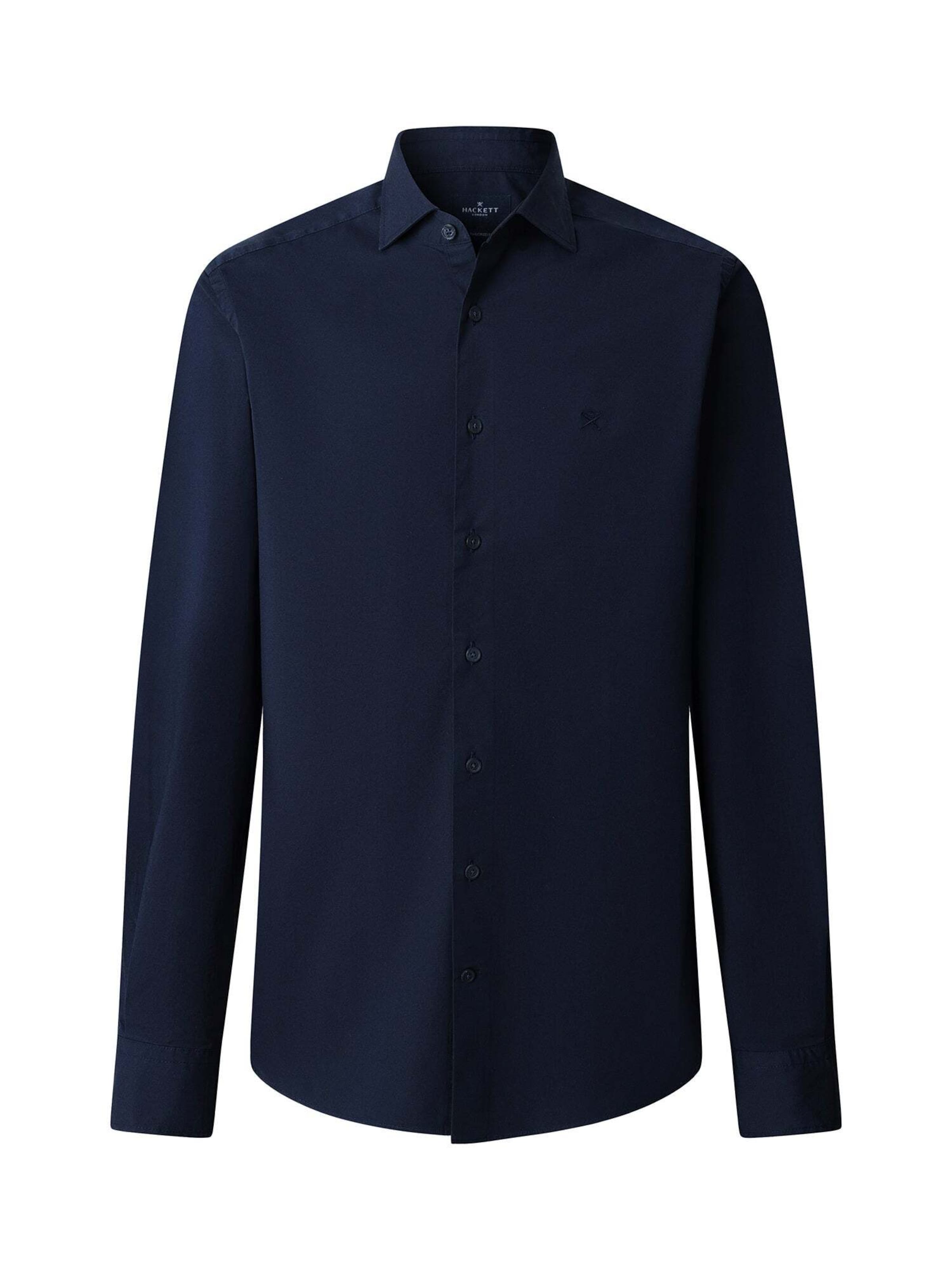 Hackett London Chemise 'Ess' en bleu marine, Vue avec produit