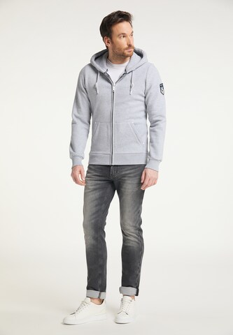 DreiMaster Maritim Sweatjacke in Grau