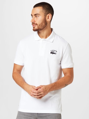 T-Shirt LACOSTE en blanc : devant