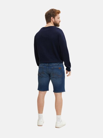 TOM TAILOR Men + Slimfit Shorts in Blau