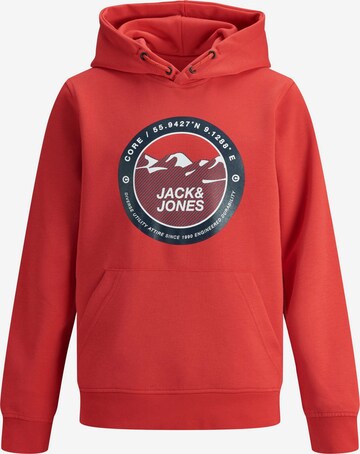 Jack & Jones Junior Mikina 'Bilo' – červená: přední strana