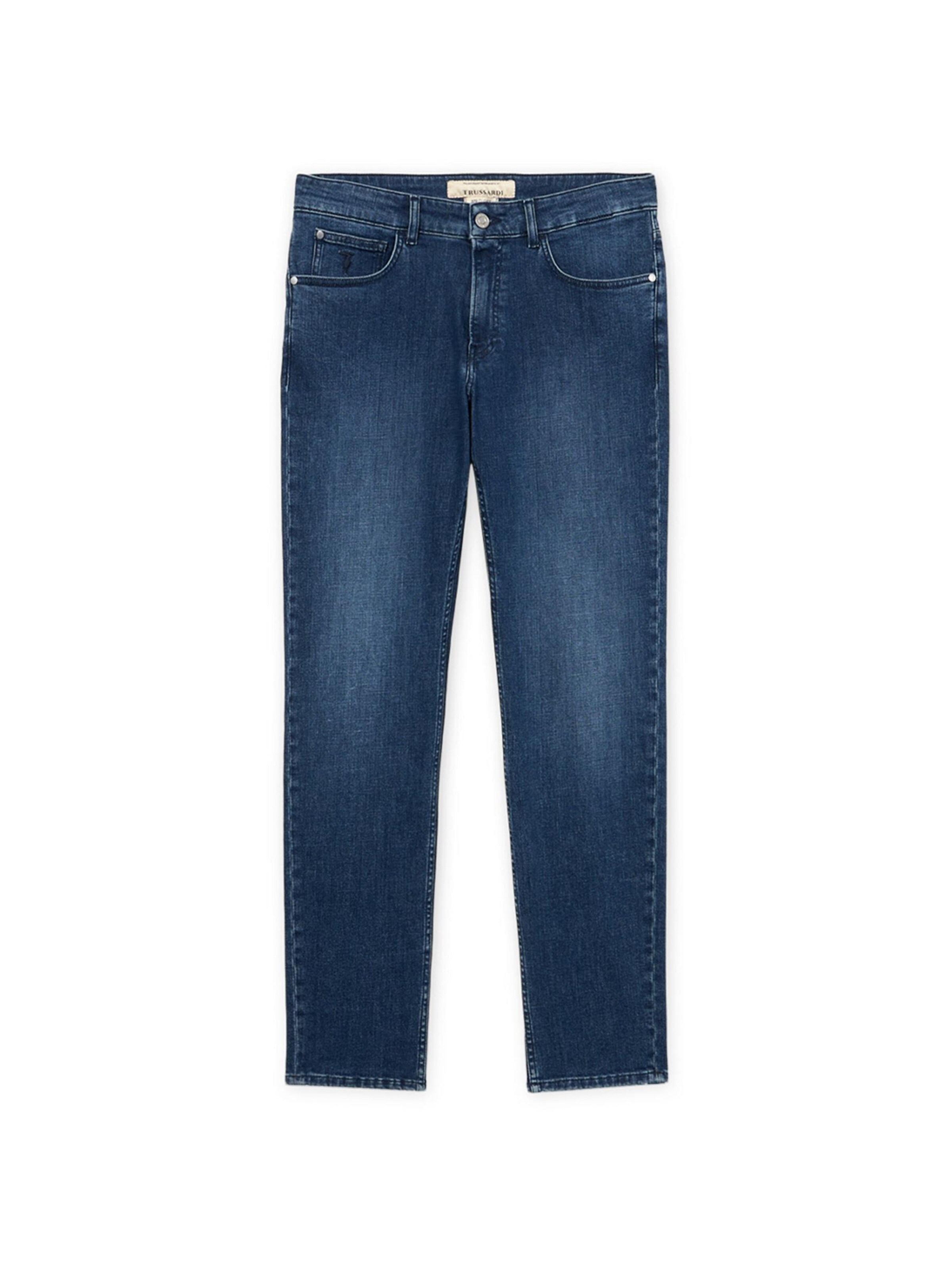 Trussardi - regular Vaquero en azul: frente