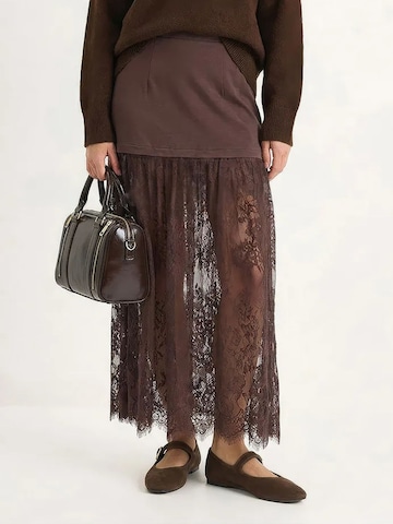 Jupe Bianco Lucci en marron