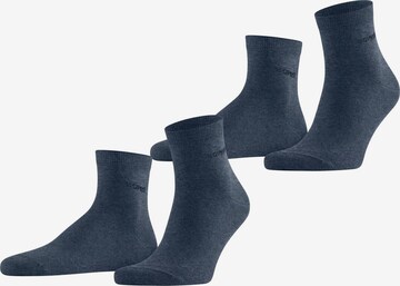 ESPRIT Socken 'Basic Uni 2-Pack' in Blau: Vorderseite
