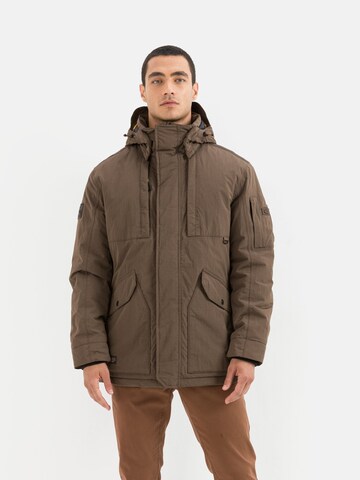 CAMEL ACTIVE Weatherproof jacket in Brown: front