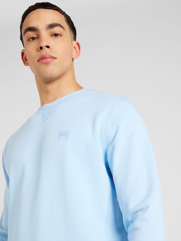 BOSS Sweatshirt 'Westart' in Blau