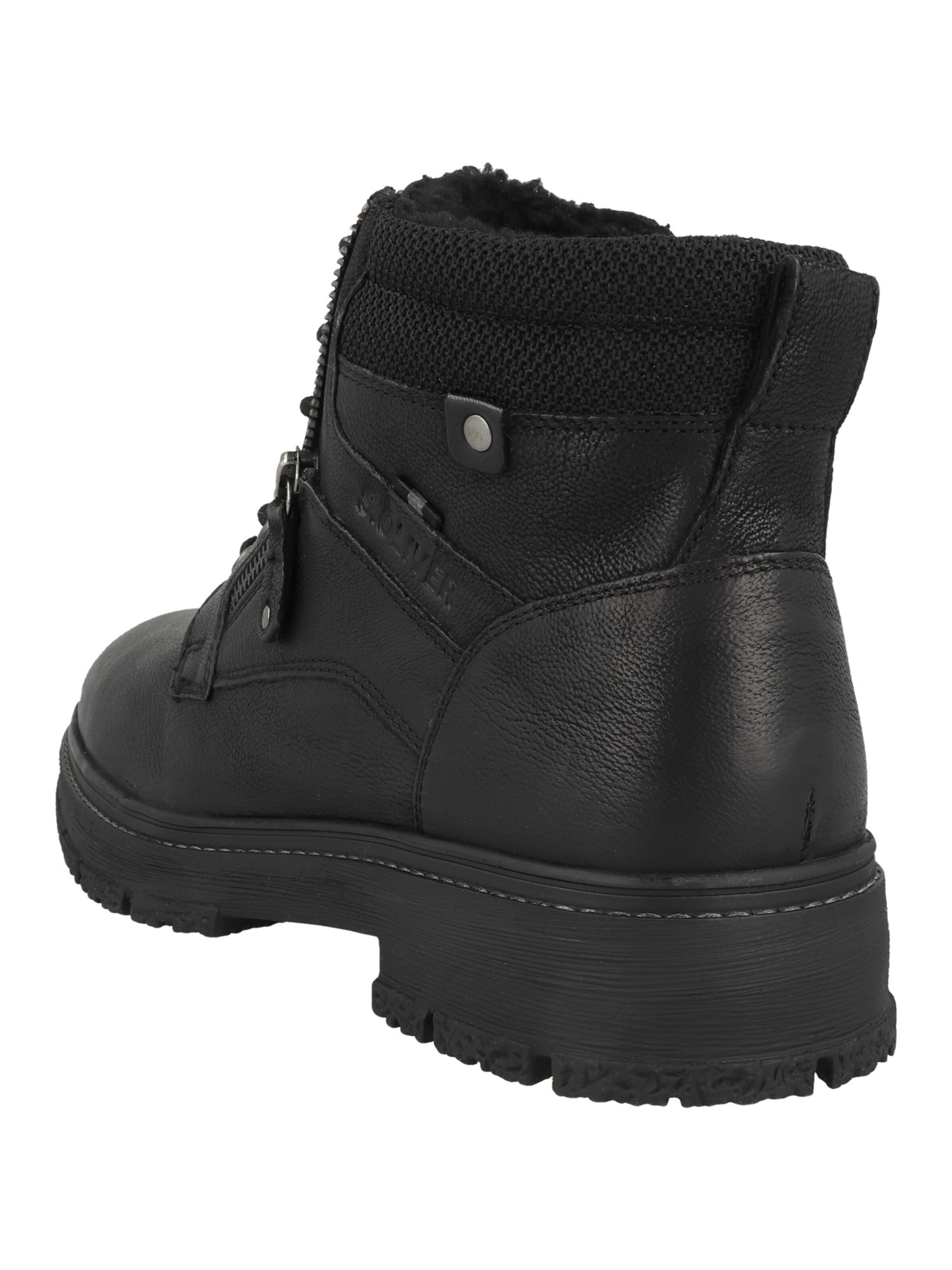 s.Oliver Veterboots ' 5-16248-43 ' in Zwart