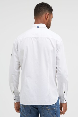 CAMP DAVID Regular Fit Hemd in Weiß