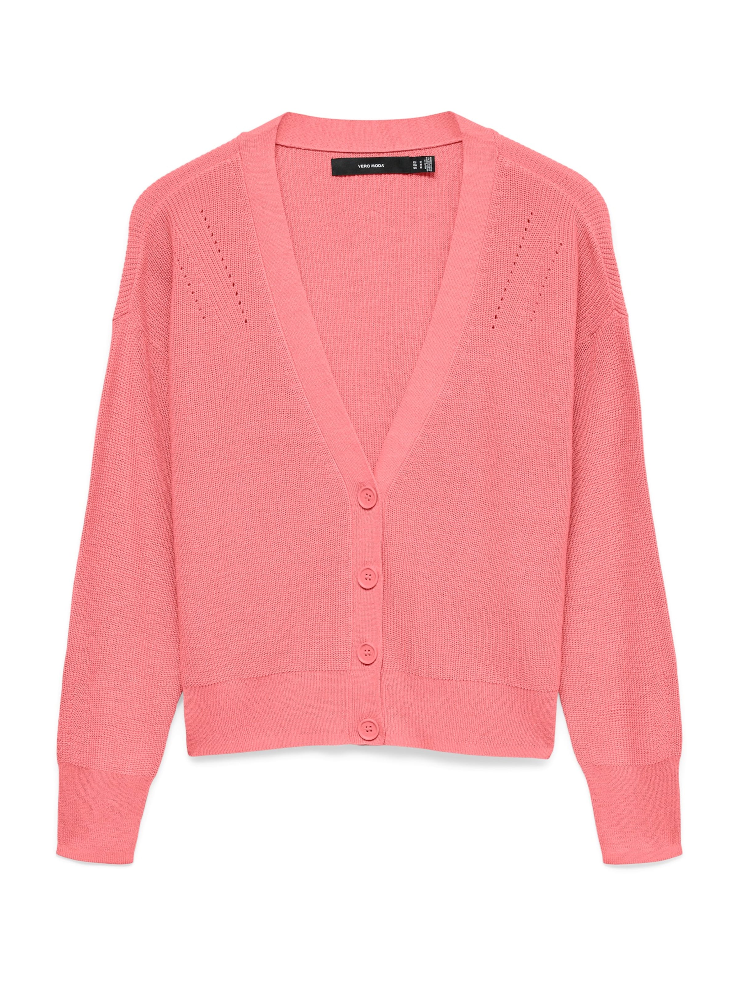 VERO MODA Knit cardigan 'VMNew Lexsun' in Orange: front