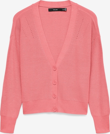 VERO MODA Knit cardigan 'VMNew Lexsun' in Orange: front